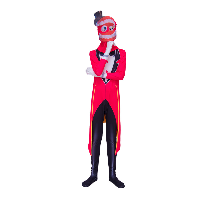 Cross-border new magic digital circus cosplay jumpsuit performance jumpsuit pamny clown cos suit