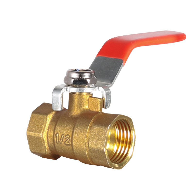 Brass small ball valve 4 points double inner wire outer wire 2 points 6 points 1 inch foreign trade thickened tap water pneumatic valve pipe switch
