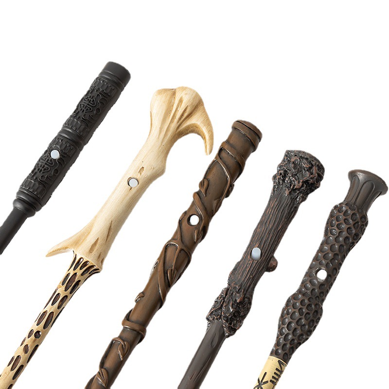 Harry Luminous Magic Wand Charging Hermione Dumbledore Voldemort Snape Birthday Gift Toy
