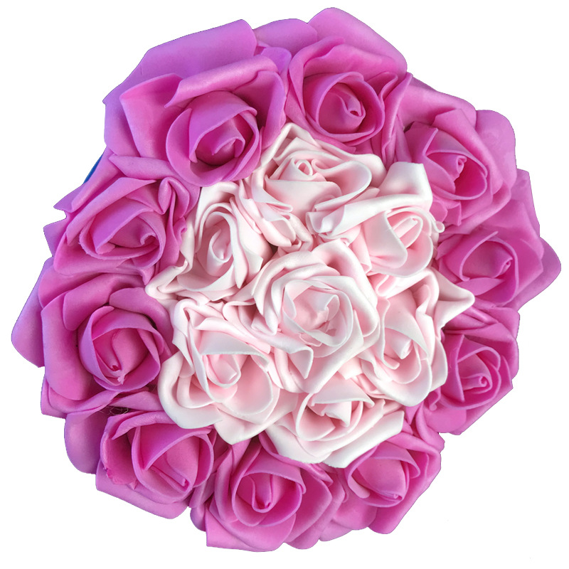 Factory wholesale rose racket mesh racket three-color pearlescent printing tool artificial seaweed floss racket tool