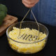 Wholesale stainless steel manual potato puree press baby food supplement masher wave shaped potato press kitchen gadget