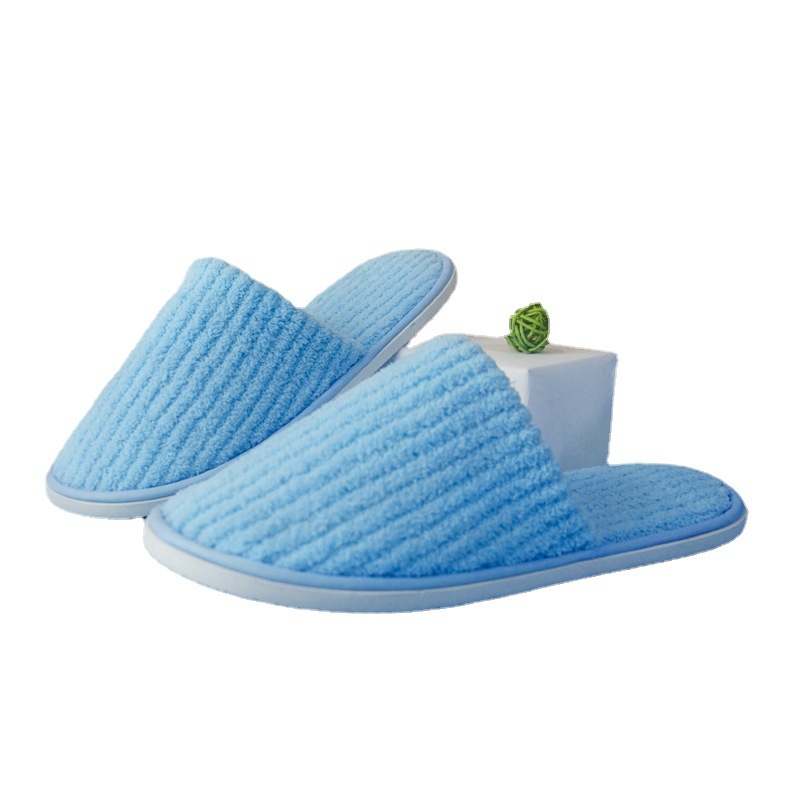 Star Hotel Supplies Coral Fleece Slippers Home Use Hotel Homestay Beauty Salon Disposable Slippers Manufacturers