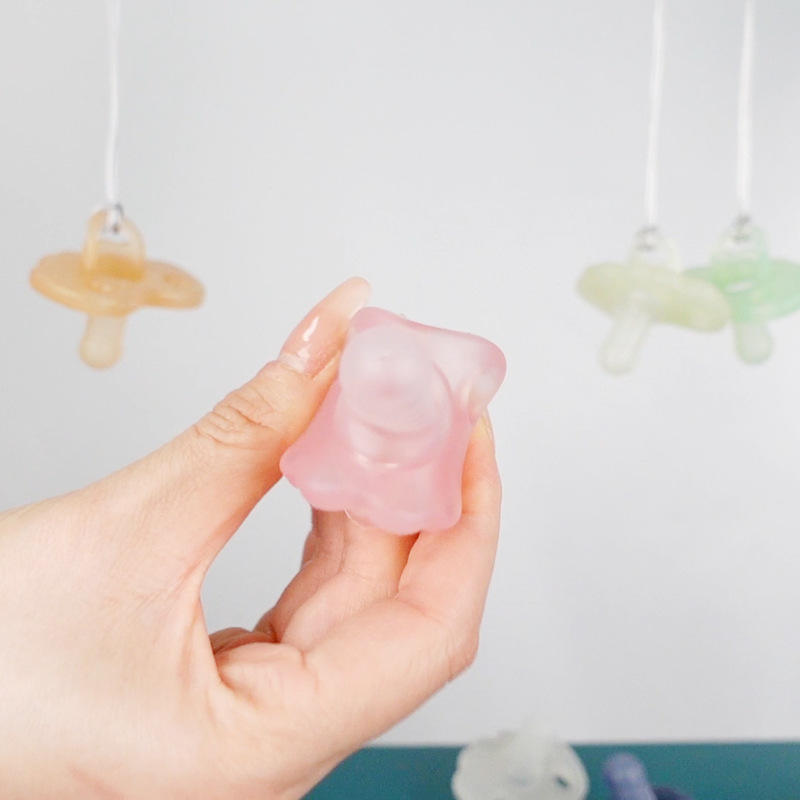 Cartoon liquid silicone play pacifier baby sleep pacifier silicone pacifier