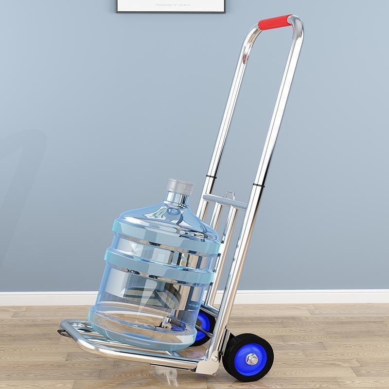 Trolley folding portable luggage shopping shopping shopping shopping shopping shopping trolley Heavy Load King small pull trolley household discount practical