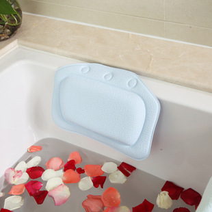 Cross-border foreign trade bathroom pillow PVC foam sponge bathtub pillow hotel bathtub pillow bath pillow wholesale