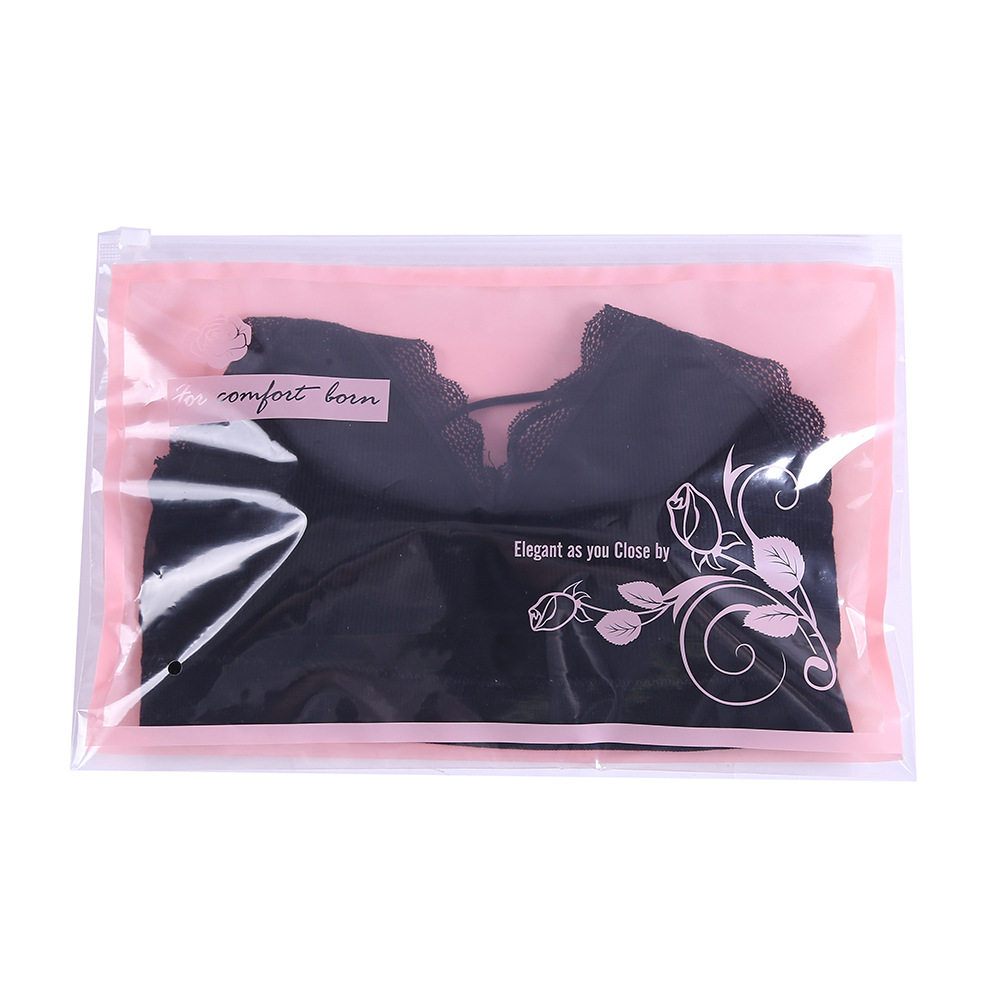Bra Packaging Bag Plastic Yoga Clothing Underwear Packaging Bag Wholesale Printed Underwear Bra Packaging Bag Wholesale