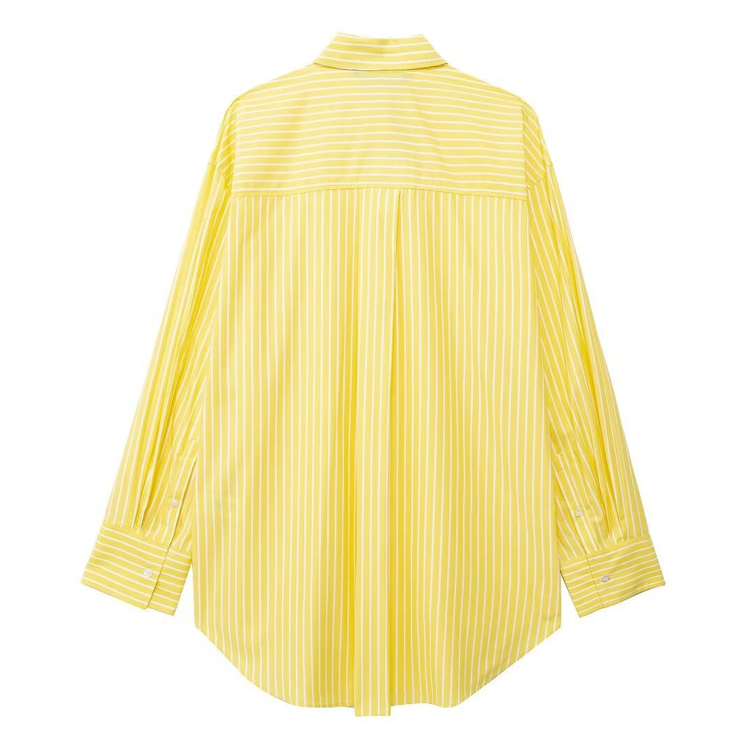 Foreign trade wholesale spring and summer new European and American style striped loose shirt 3217253 pajamas style trousers 6929414