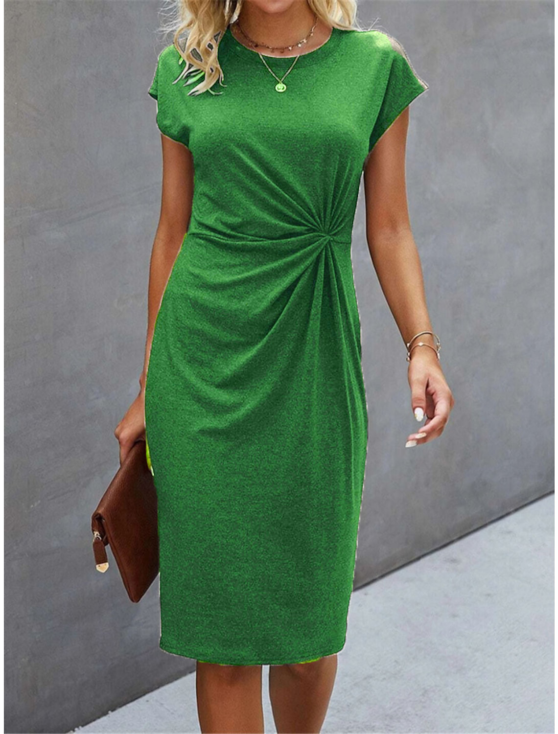 [Spot] TEMU women's pleated dress