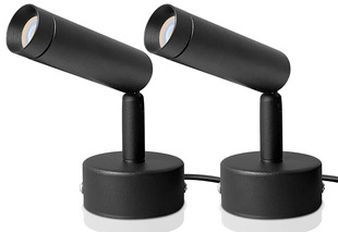 3W tree lamp indoor wall lamp US gauge plug 1.8 meters with foot switch line garden lamp three-color small spotlight