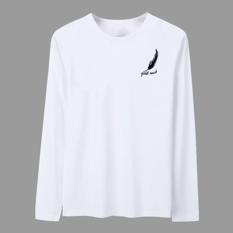 Autumn men's long sleeve T-shirt youth base shirt large size men's clothes T-shirt men's autumn clothes stall 5 yuan