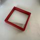 dark red; 11*11*2cm does not include the base