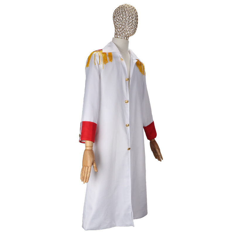 Navy Captain Kaku's cosplay of Luffy's grandfather's cloak, a full set of anime cosplay costumes for