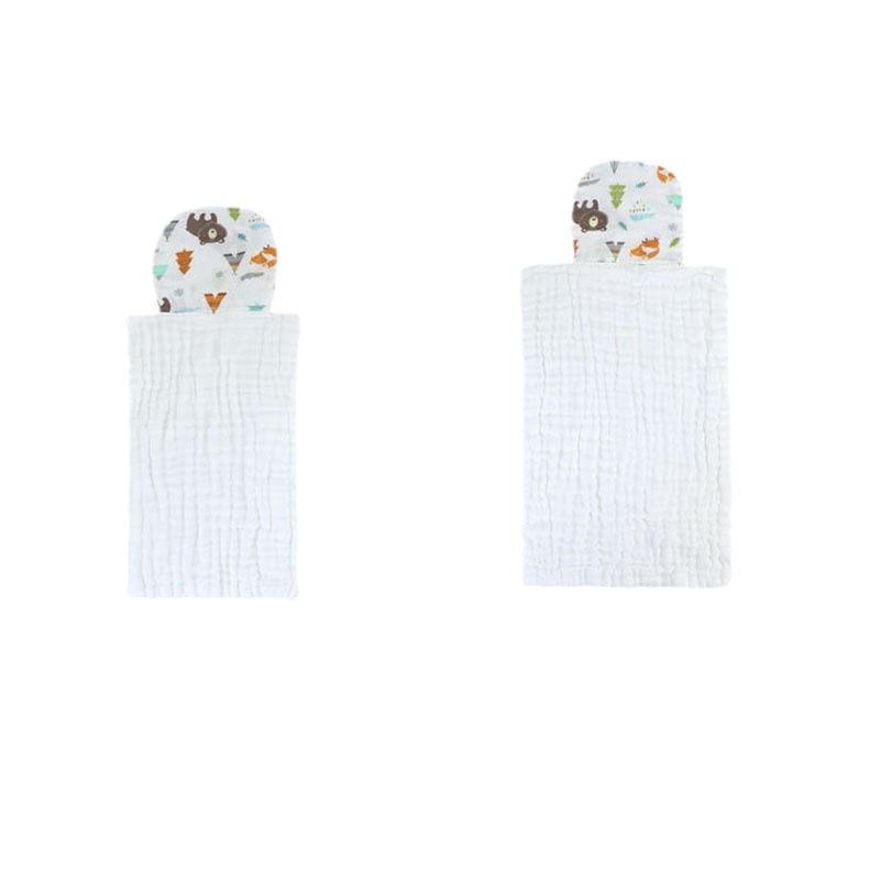 Children's Sweat Towel Baby Sweat-absorbent Towel Sweat-absorbent Towel Class A Skin-friendly Pure Cotton 6-layer Washed Gauze Pad Back Towel Large small size