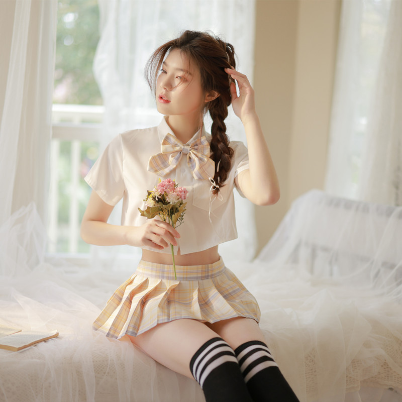 Fun Pleated Skirt Underwear Women's Sexy jk Uniform Temptation Passion Suit Pure Cute Student Short Skirt Generation Hair