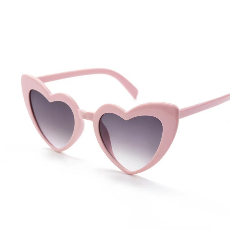 New women's love sunglasses fashion heart-shaped party sunglasses TikTok Net red same style peach heart glasses wholesale