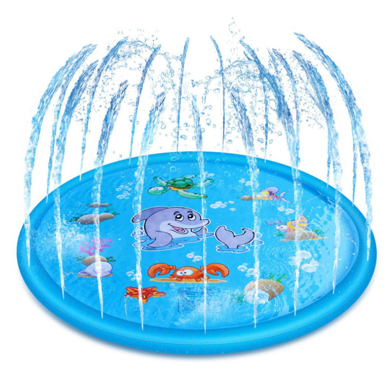 New Water Spray Mat Children's Water Play Toy Summer Outdoor Spray Pool Lawn Game Fountain Mat Sprinkler Mat Wholesale