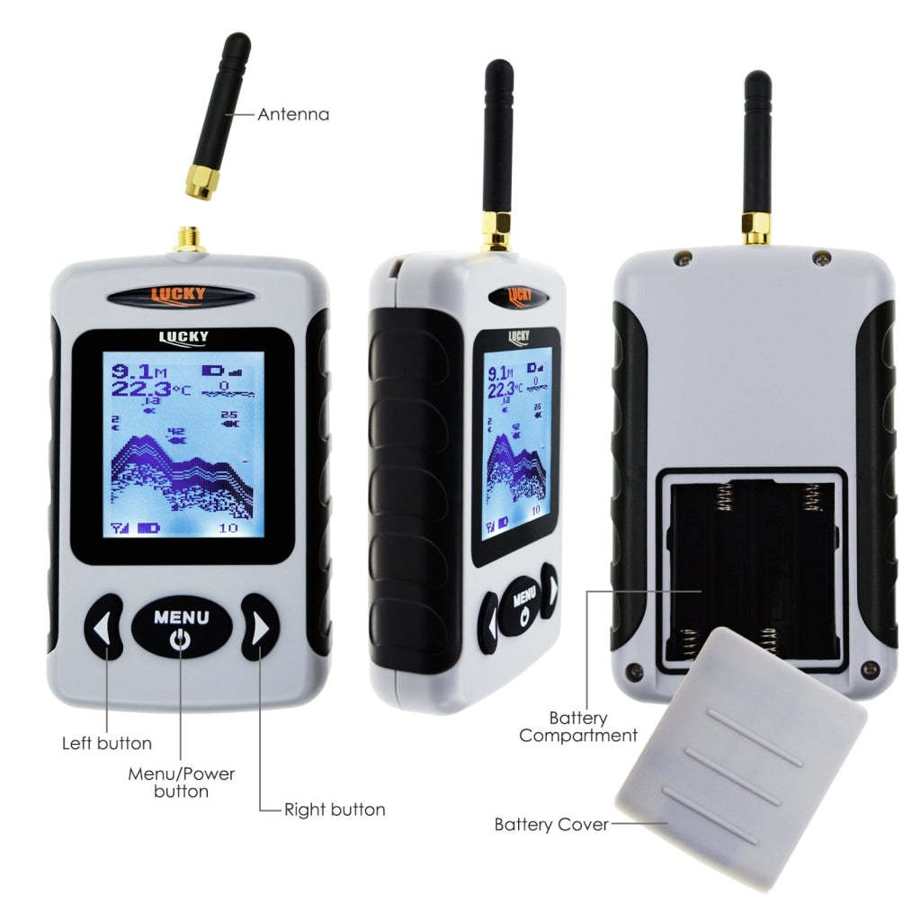 Cross-border wholesale fishfinder fish finder wireless wired sonar fishing supplies fish detector fish finder