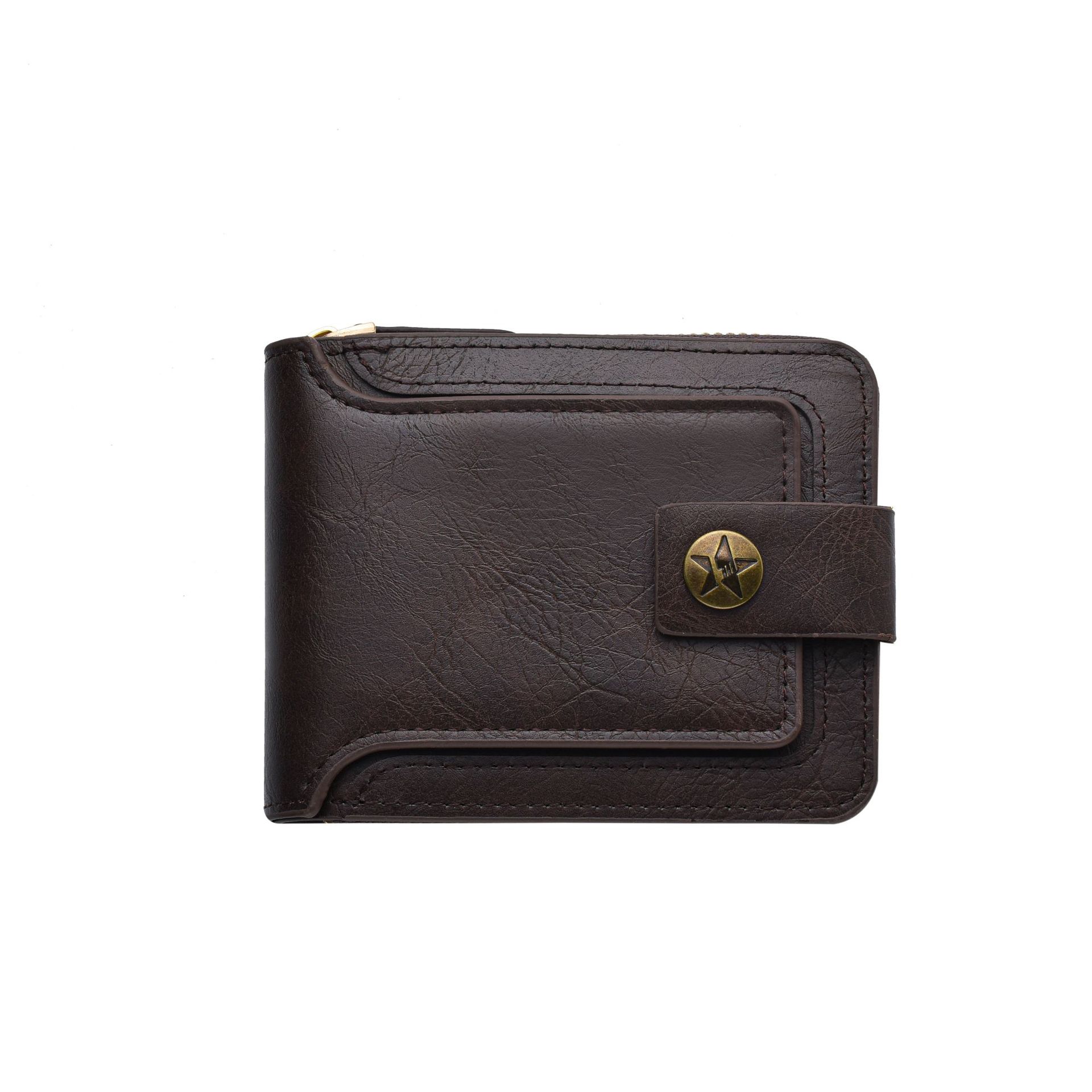 New Men's Wallet 2024 Explosive Coin Purse Portable Vertical Multifunctional Money Card All-in-One Wallet