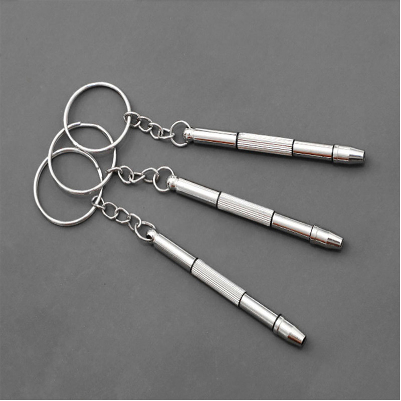 Glasses accessories four-purpose glasses screwdriver cross sleeve 4-in-1 factory direct sales