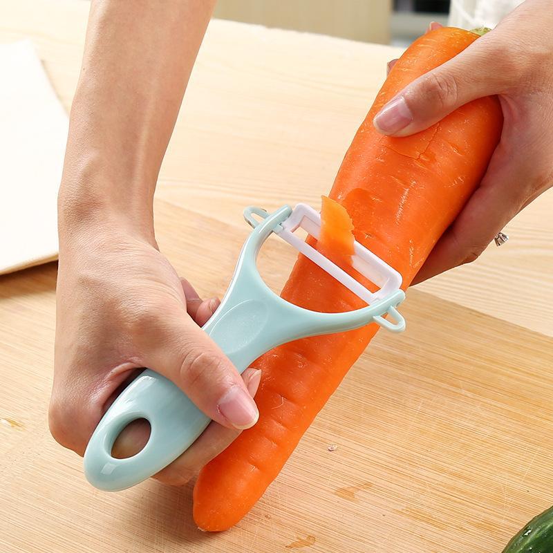 Nordic ceramic fruit peeling knife fruit picking device kitchen household planer potato cucumber apple scraper
