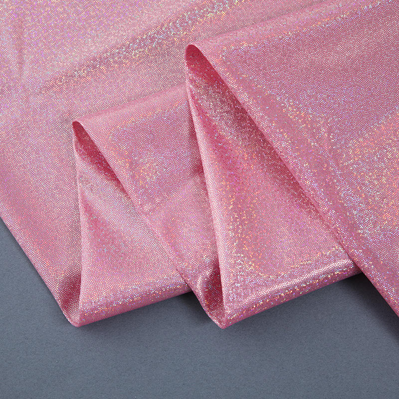 Colorful Magic Color Laser Fingerprint Point Bronzing Fabric Garment Fabric Mask Cloth Toy Cloth Christmas Bronzing Fabric