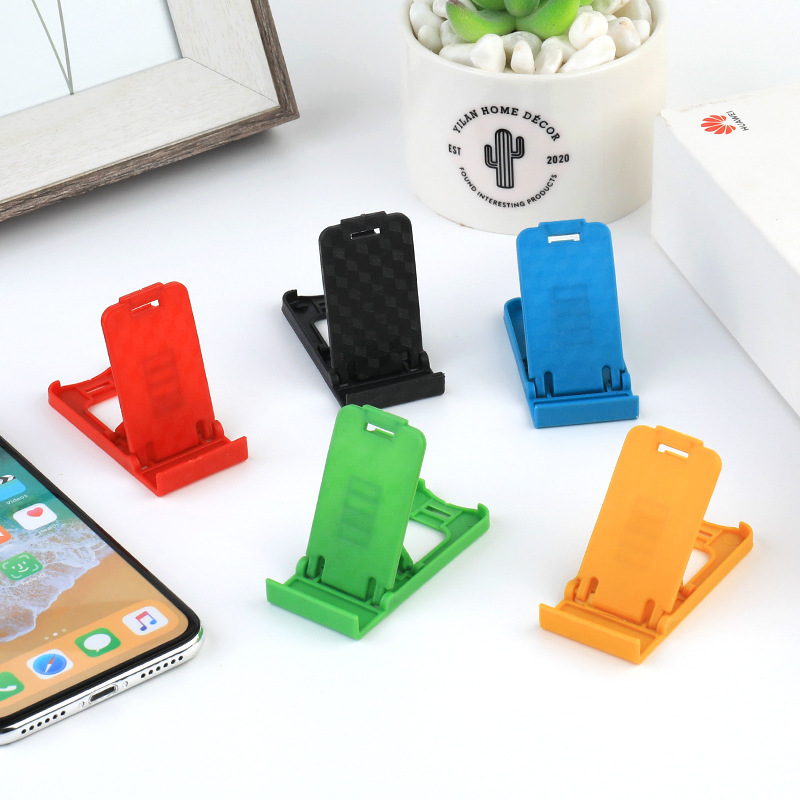 Double open multi-gear plastic mobile phone bracket L-type foldable lazy universal mini bracket Taobao Tmall gift