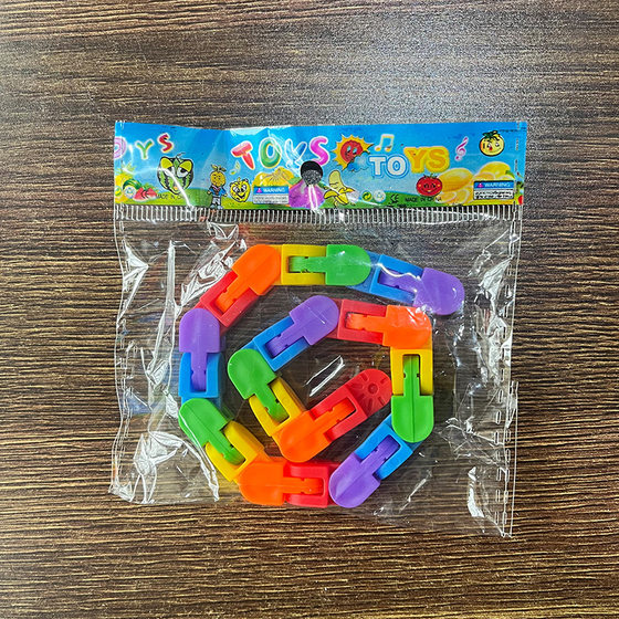 Cross-border best selling 24-section chain decompression track folding children's educational decompression toys to develop intellectual toys