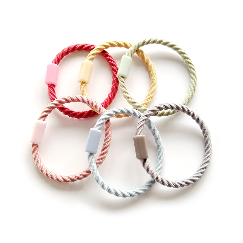 Children's hair band hair band high elastic spiral pattern hair band baby hair band headdress DIY accessories material