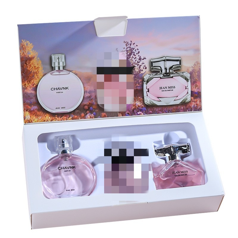 Cross-border three-piece set of women's perfume gift set lasting fragrance light fragrance explosions Vietnam perfume wholesale