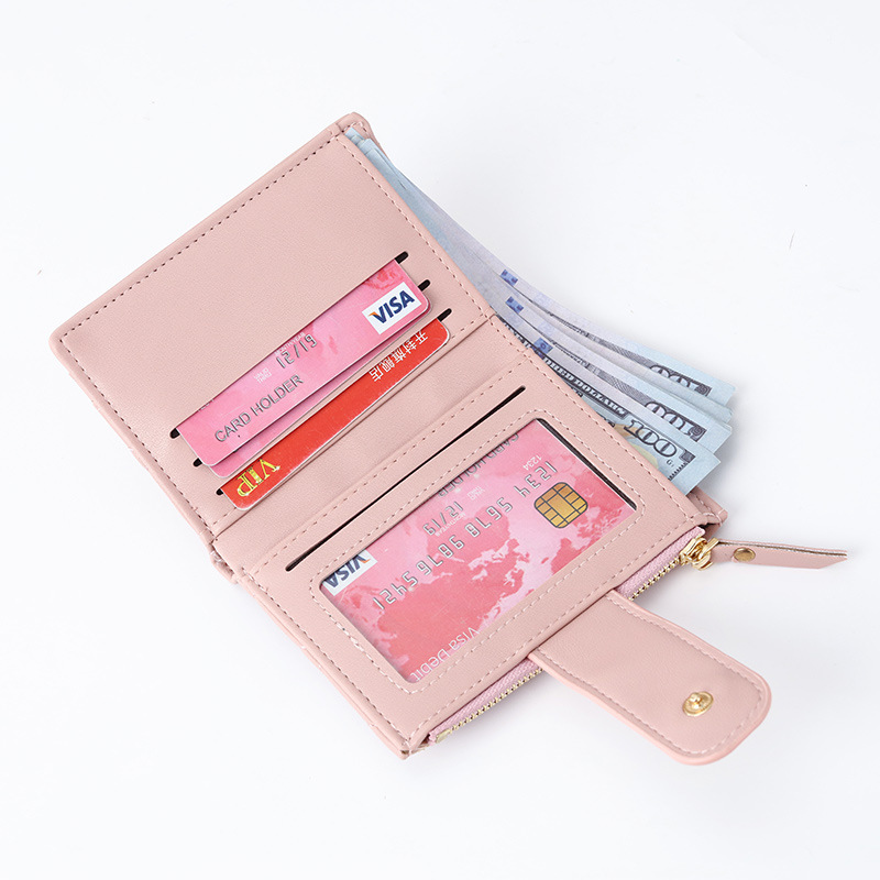 Factory wholesale wallet women's high-end all-match 20% discount coin purse multi-function multi-card card bag women's simple coin bag