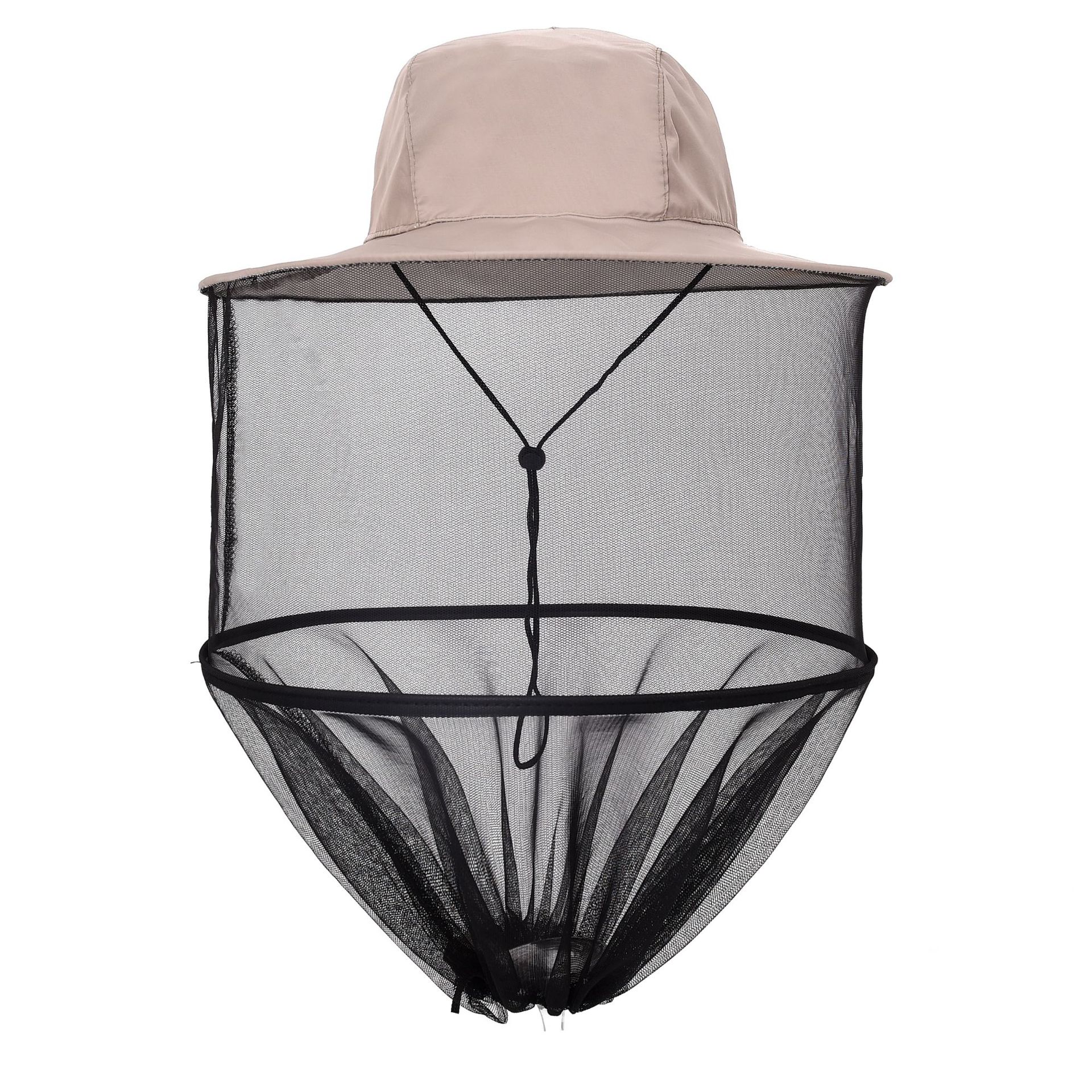 Goyu outdoor fishing folding shawl mosquito hat casual sun protection hat mesh beekeeping big brim hat