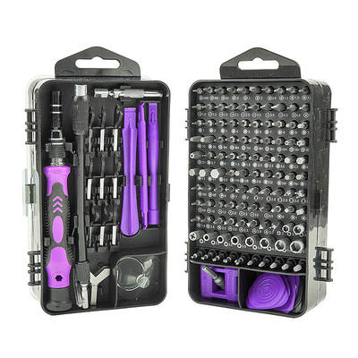 135-in -1 screwdriver set laptop mobile phone repair disassembly machine ash removal tool 138 one-piece set