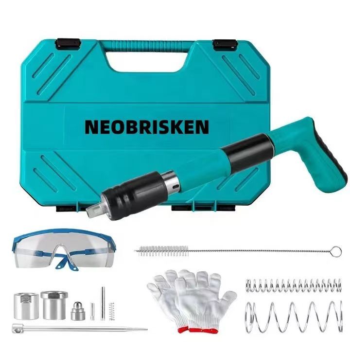 Mini ceiling artifact water and electricity heating trunking monitoring installation nail gun manual concrete small silencer gun nail gun