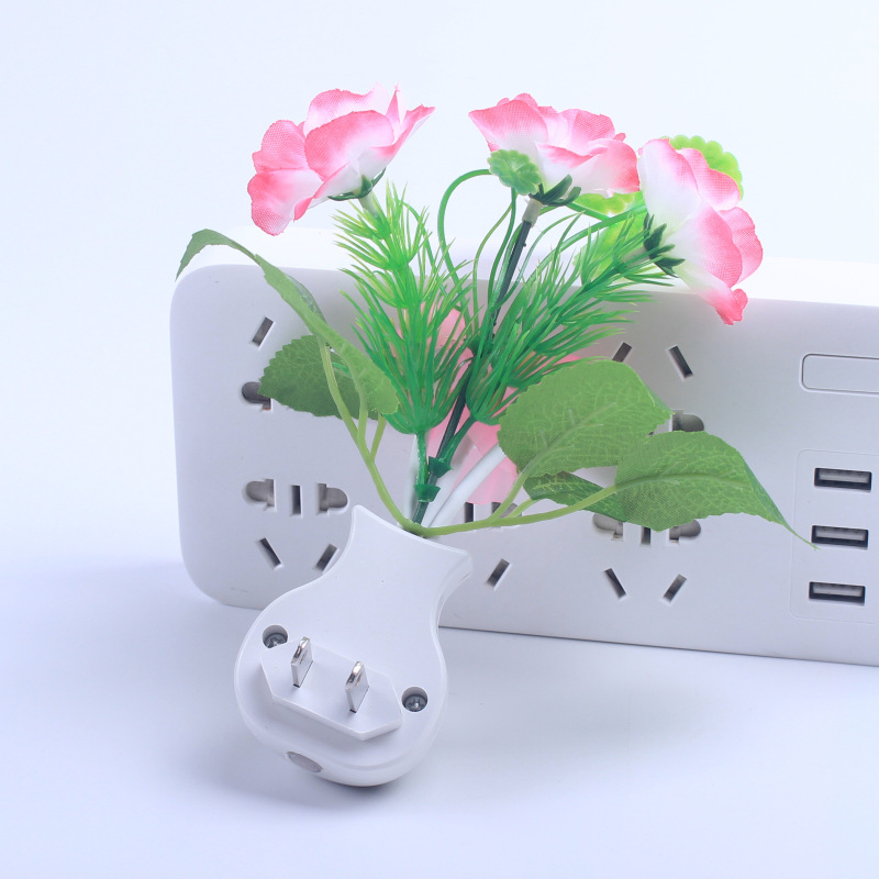 Cross-Border special for new strange wall lamp led light control induction Tulip night light plug-in mushroom lamp US regulations European regulations