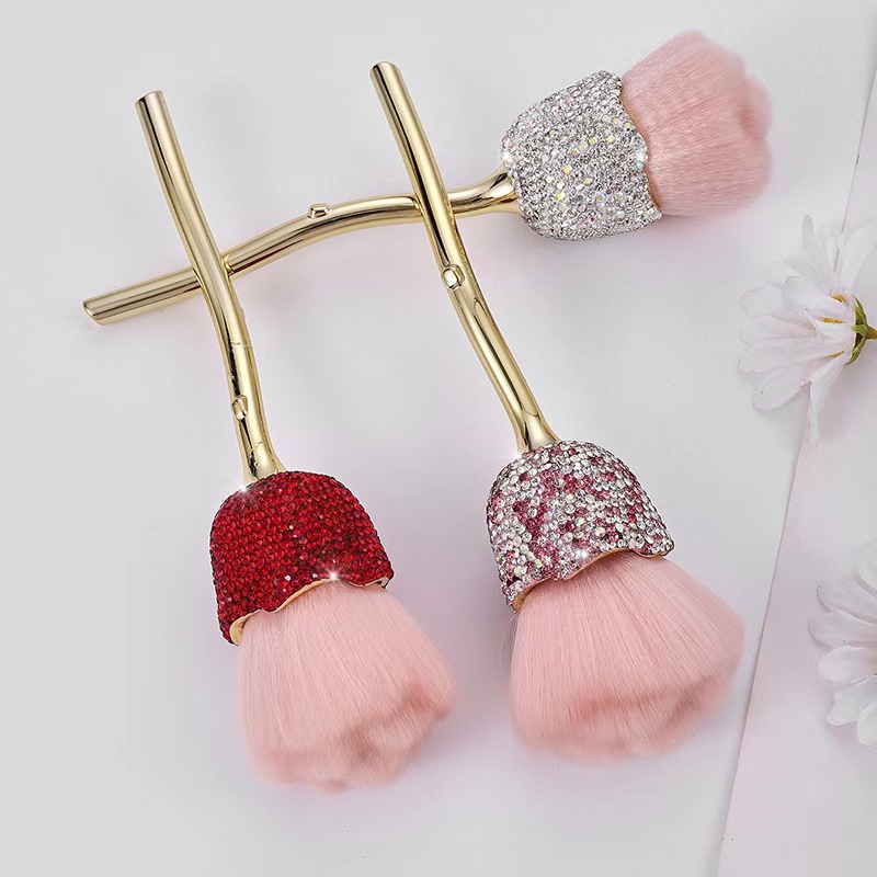 New rose makeup brush soft hair a pack of loose paint Blush Brush Beauty Tools Factory Direct spot