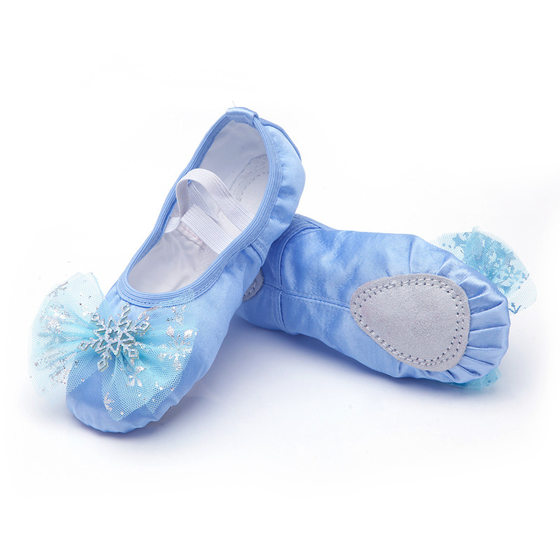Cute Princess Dance Shoes Children's Women's Ballet Shoes with Soft Sole for Girls Chinese Dance Body Practice Cat Claw Shoes