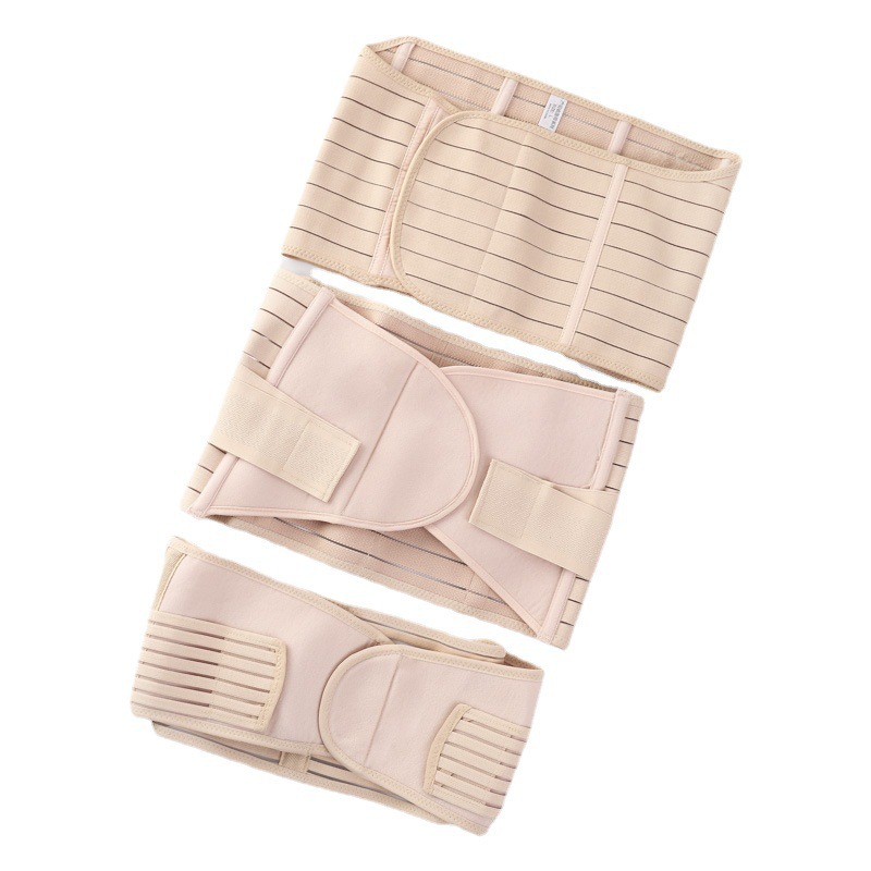 Postpartum Abdominal Support Belt Set - Three-Piece Comfortable Design_voghion.com