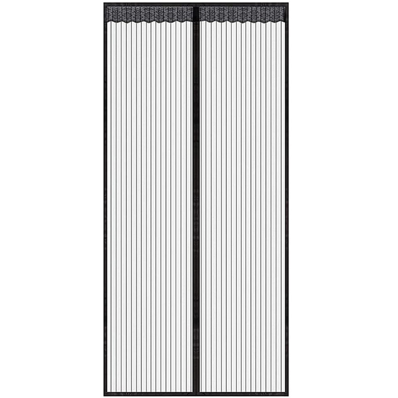 Summer Anti-mosquito Door Curtain Magnetic Velcro Screen Door Screen Window Home Partition Non-Drilling Self-Absorbing Magnet Mosquito Net Self-adhesive