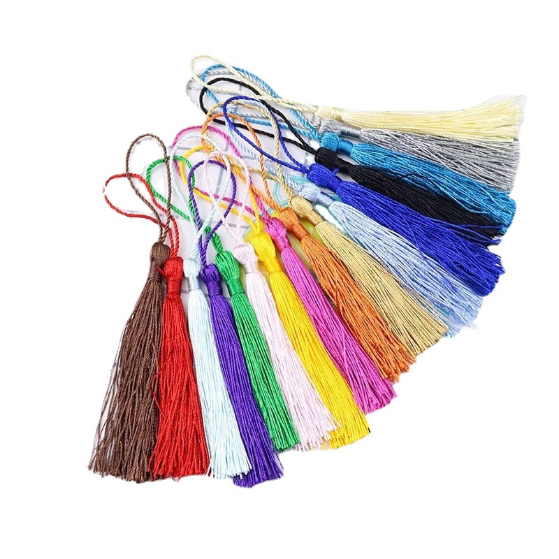 Bookmark Hanfu Vertical Small Tassel Sugar Box Invitation Rendering Long Streamers Sling Corsage Hair Accessories Streamers