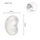 Crystal Wrist Mouse Pad Cute Heart-shaped Transparent Hand Support Comfortable Office Silicone Wrist Pad Customizable for Advertising