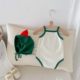 Korean-style New Baby Hakayi Fresh Watermelon Cute Thin Sleeveless Climbing Suit for Summer Baby Boys and Girls