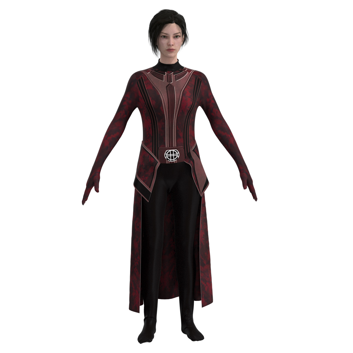 Marvel American drama Wanda illusion Crimson Witch cos clothing Wanda Scarlet Witch cosplay the same