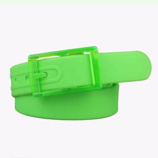 New silicone belt men and women with plastic belt Perfume candy color no iron no metal wholesale