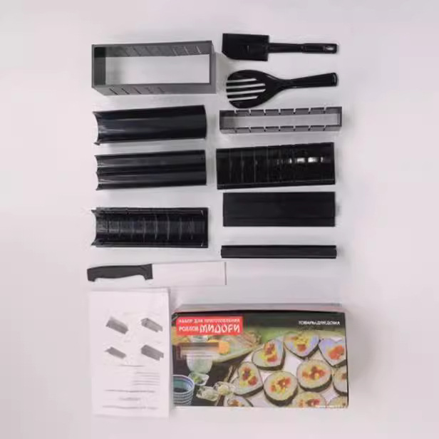 Kitchen supplies sushi tool set DIY mold set Hot Selling Sushi mold set of 11 pieces sushi