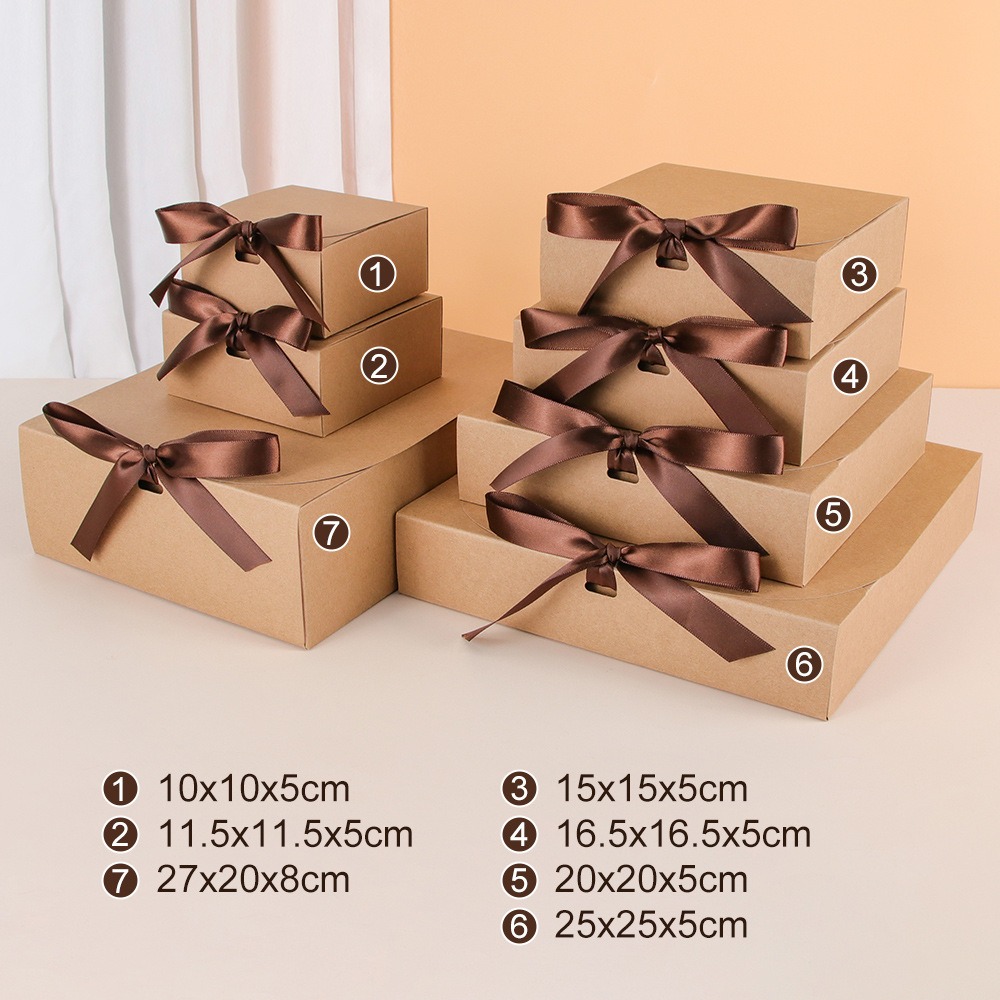 Cross-border Ribbon Gift Box Butterfly Companion Gift Packaging Box Birthday Gift Paper Box Gift Box