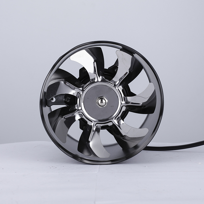 Supply pure copper axial flow fume exhaust ventilator two-way straight fan high speed ventilator