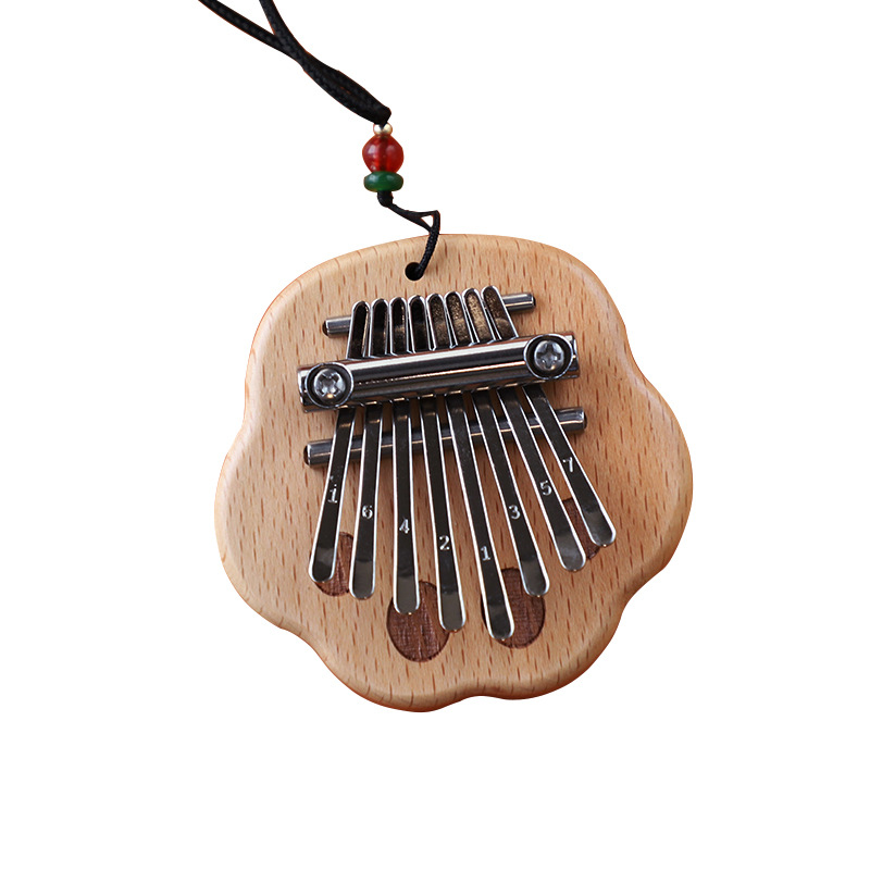 Mini thumb piano kalinba piano eight 8 tone Totoro hand dial piano gift for girls and children cute small musical instrument