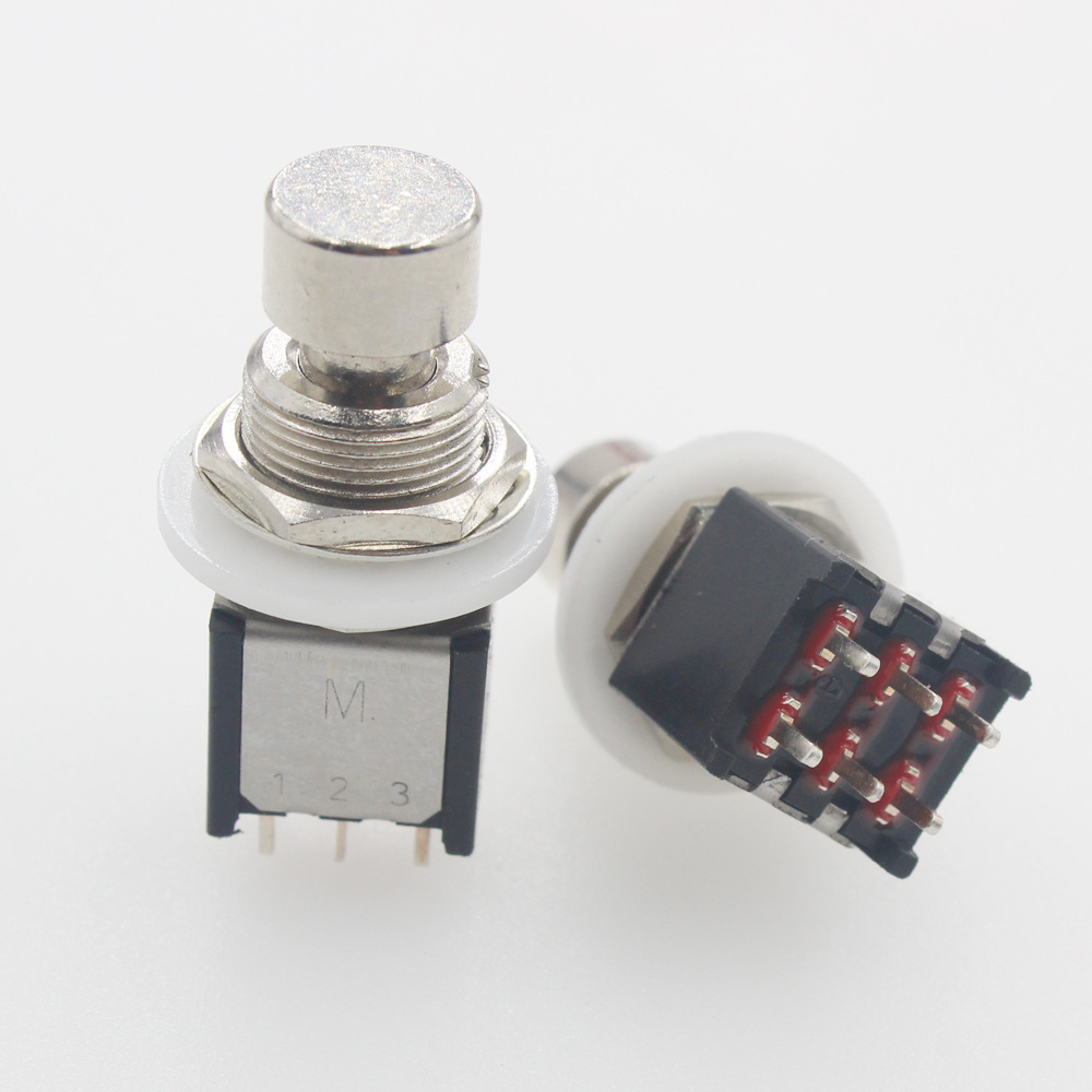 PBS-24-212SP small 6 foot musical instrument effect device foot switch button switch M without lock PC foot nail