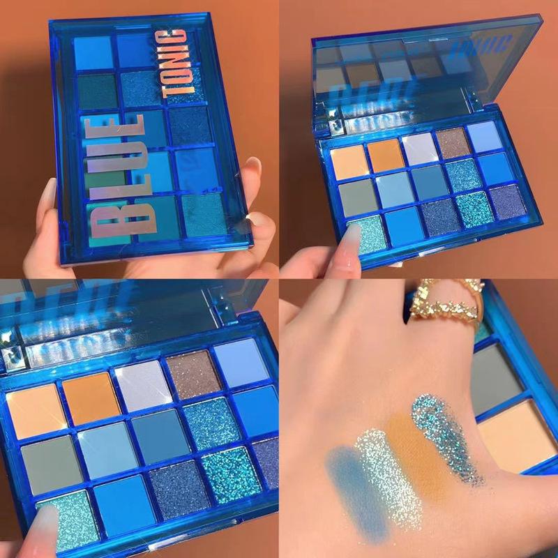 Capel 15 Color Macaron Eye Shadow Plate Color Full Matte Summer Fresh Neon Makeup European and American Smoked Makeup