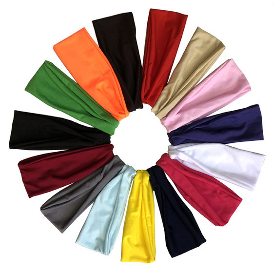 Sports Sweat Absorbing Headband Running Fitness Headband Headband Headband Spring and Summer Outdoor Fitness Headband European and American Style